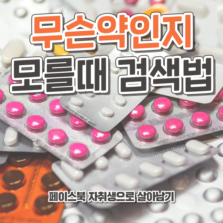 무슨 약인지 모를 때 검색법 - x86.co.kr