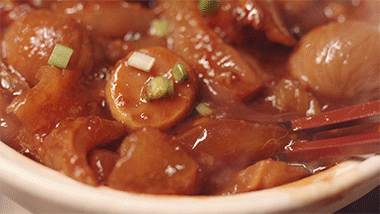 소 힘줄 요리 -