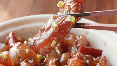 소 힘줄 요리 -