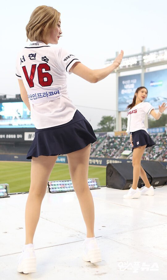 본인의 매력을 아는 서현숙 치어리더