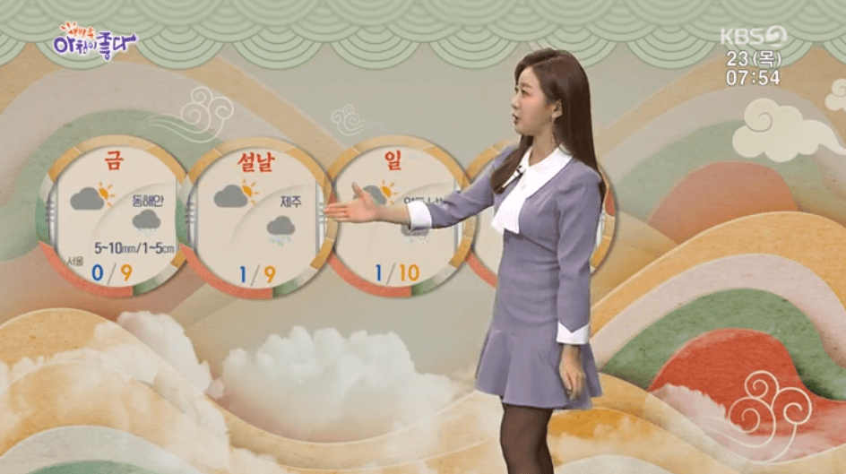 KBS 김지효 기상캐스터 - 꾸르