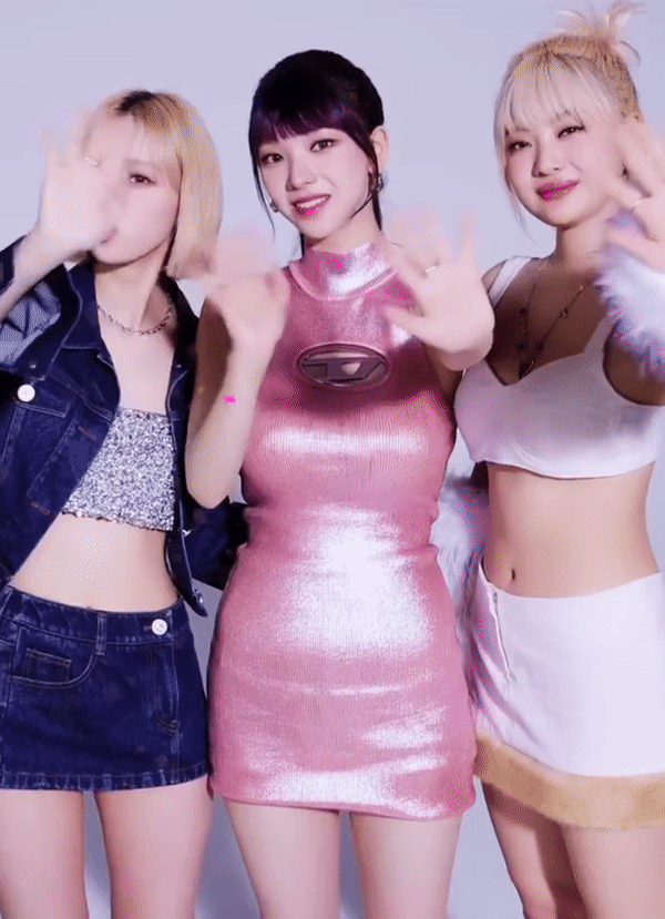 핑크 민소매 D 원피스 카리나 (스압)