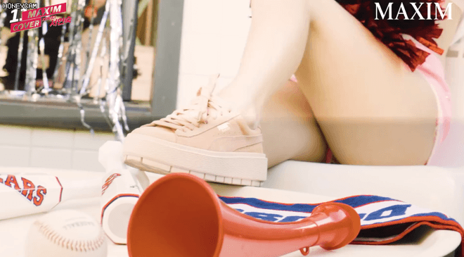 서현숙 치어리더 맥심 화보 움짤 - 꾸르