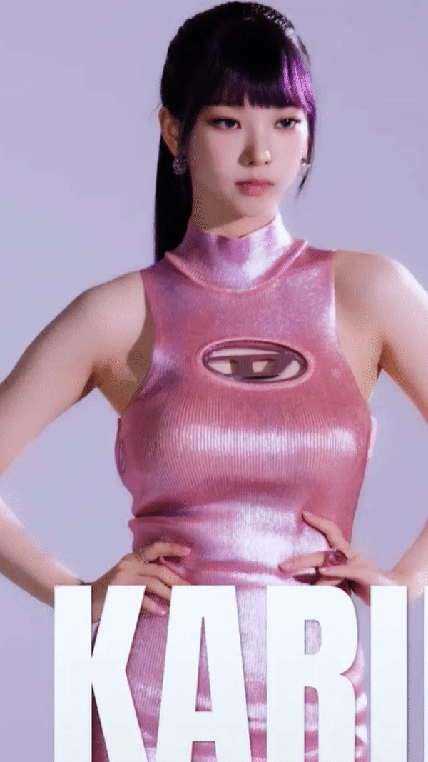핑크 민소매 D 원피스 카리나 (스압)