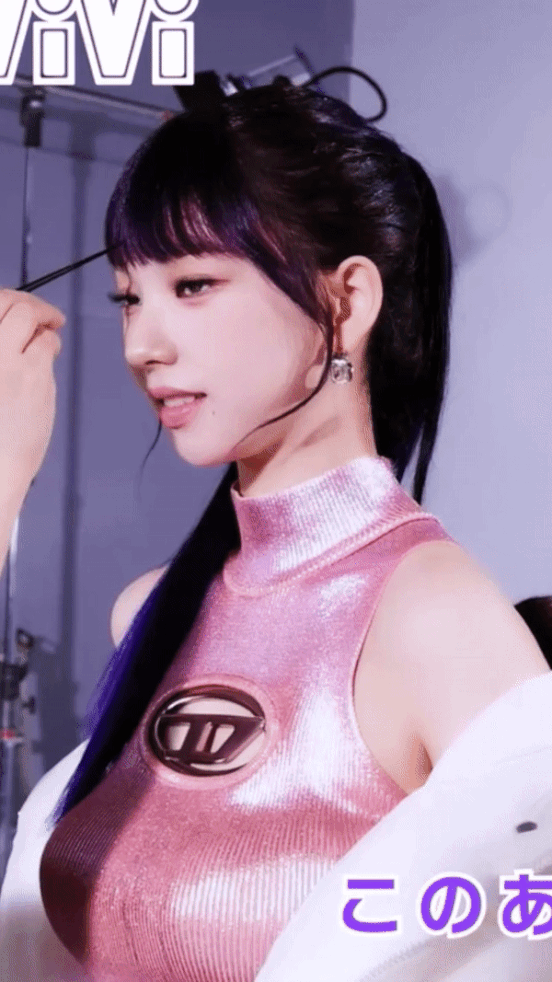 핑크 민소매 D 원피스 카리나 (스압)