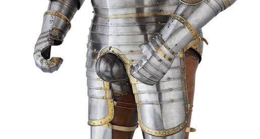 냉혹한 16세기 갑옷의 ㄱㅊ가리개 - 꾸르