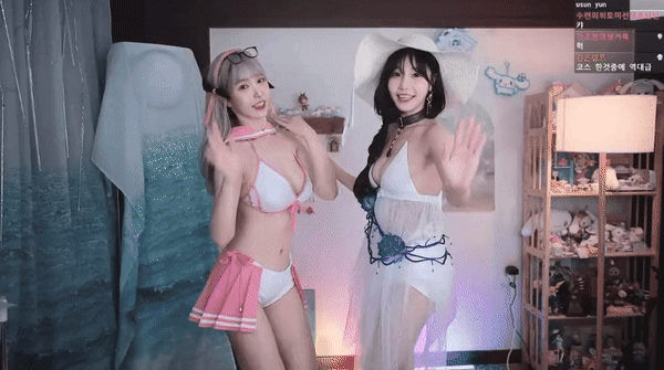 수련수련 X 겨우디.gif 