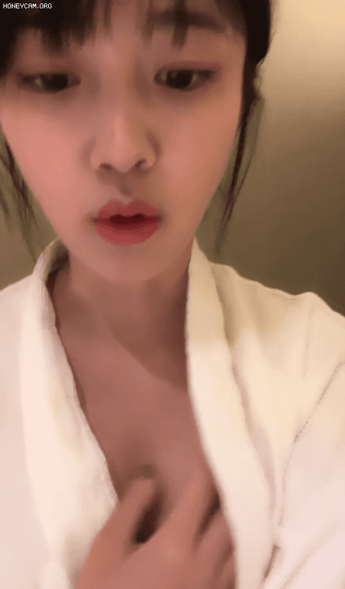 샤워가운 입은 BJ 문월.gif 