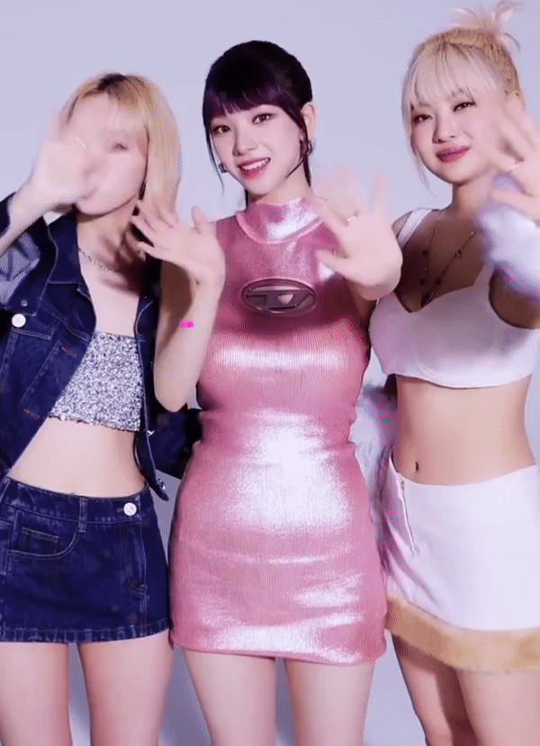 핑크 민소매 D 원피스 카리나 (스압)