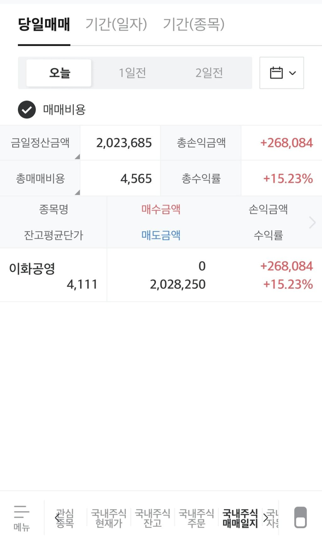 용돈으로 주식 1억 키우기. | 이화공영 일부 익절..재매수 - Daum 카페