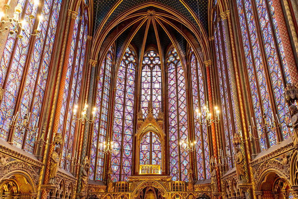 프랑스 파리의 생트 샤펠 성당 - 꾸르