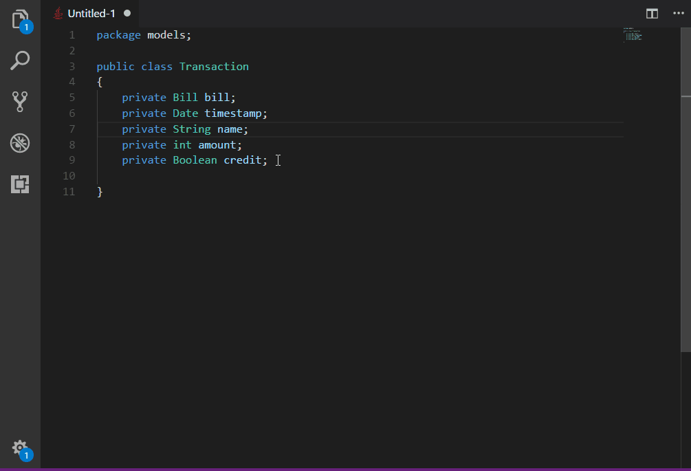 VSCode getter.gif