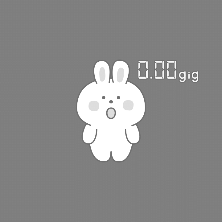 데이터 없음_휴식_방전_웃고있다멍하게_이모티콘_라인스티커_토끼.gif