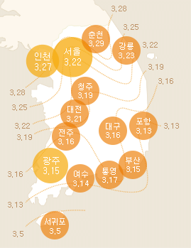 개나리 개화시기.gif