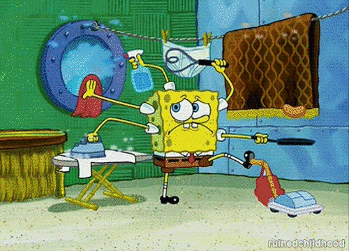 Cleaning GIF by SpongeBob SquarePants-downsized_large (1).gif