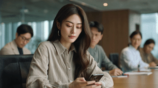 dnfvnsxn_A_Korean_office_worker_sitting_at_a_modern_conferenc_eaa90a15-84a9-4185-9eb6-fb3ac86361d9_3.gif