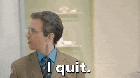 Quit Two Weeks Notice GIF by Saturday Night Live.gif