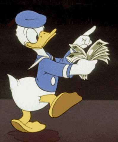 Donald Duck Money GIF.gif