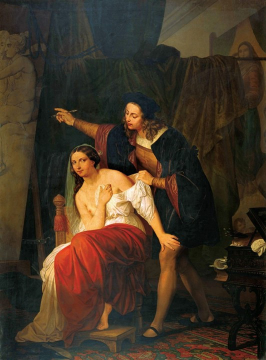 라파엘로와 라포르나리나 체사레 무시니.jpg