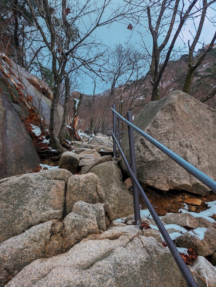 북한산 원효봉부터 백운대까지 꽃길과 눈길3-3.jpg