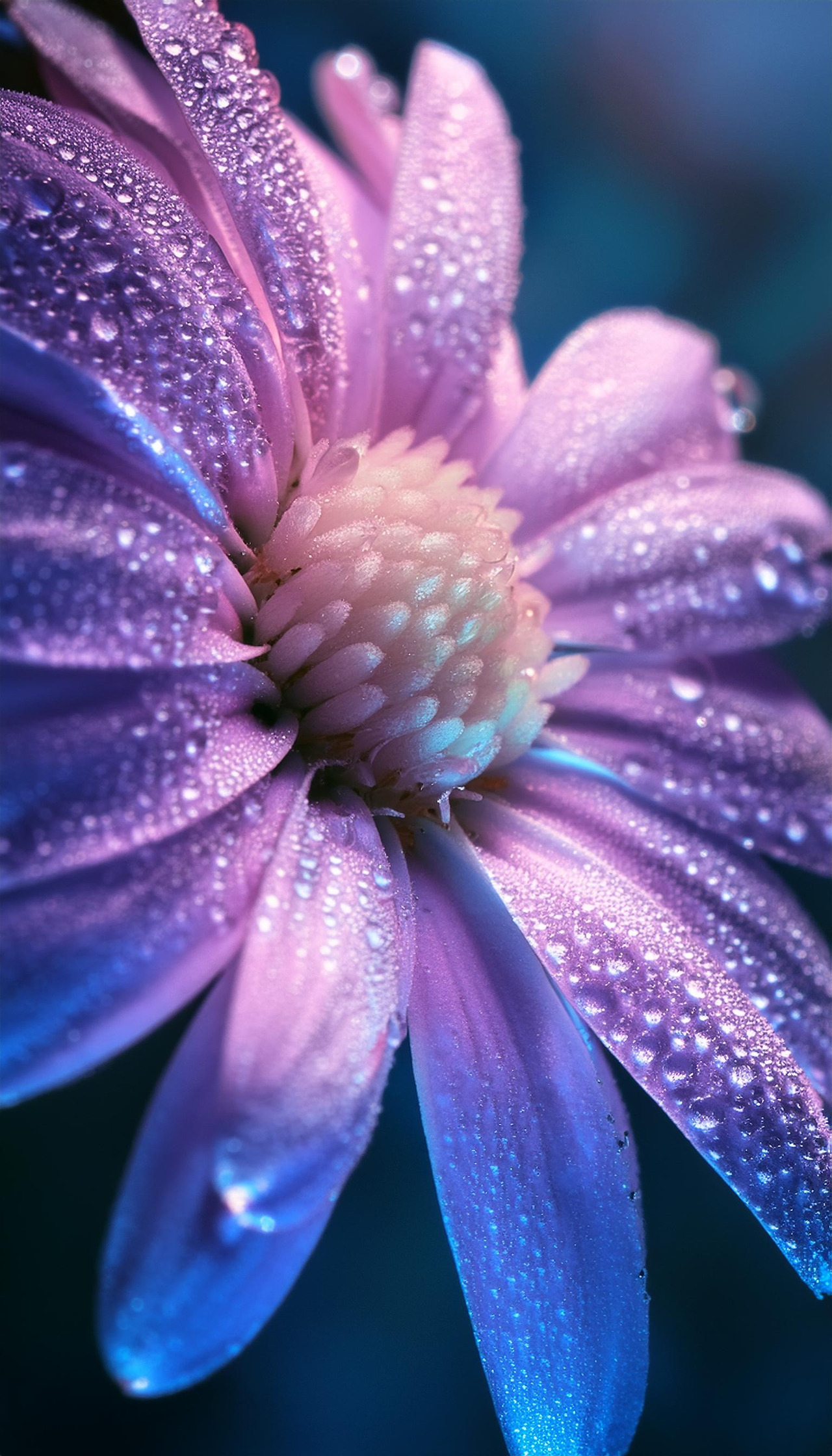 Firefly texture image of water droplets moving on a beautiful flower 44895.jpg
