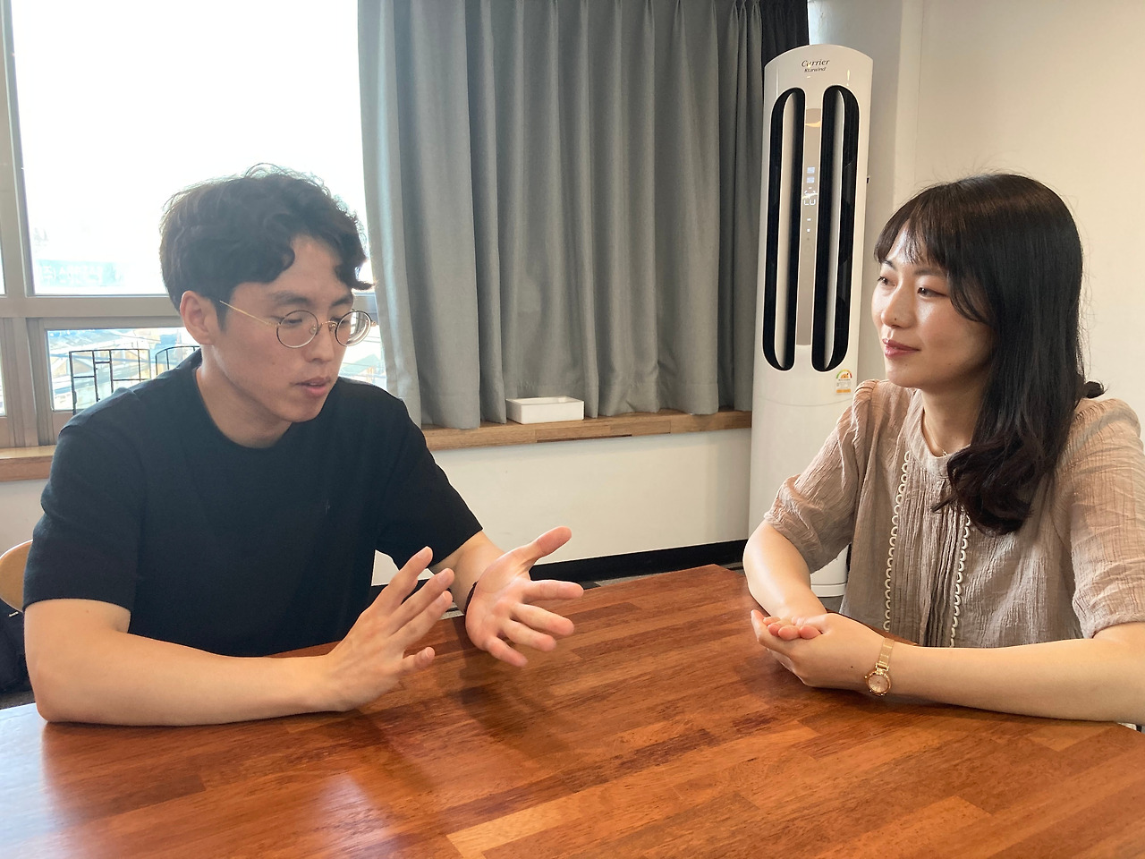 6. 단비뉴스 이정헌 기자(왼쪽)와 최유진 기자(오른쪽) (사진 정현환).jpg