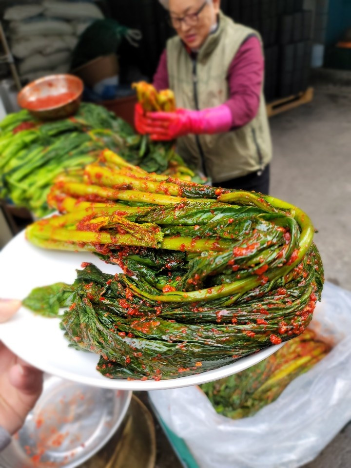 다람 김치와 김치를 담그는 유정희 여사.jpg