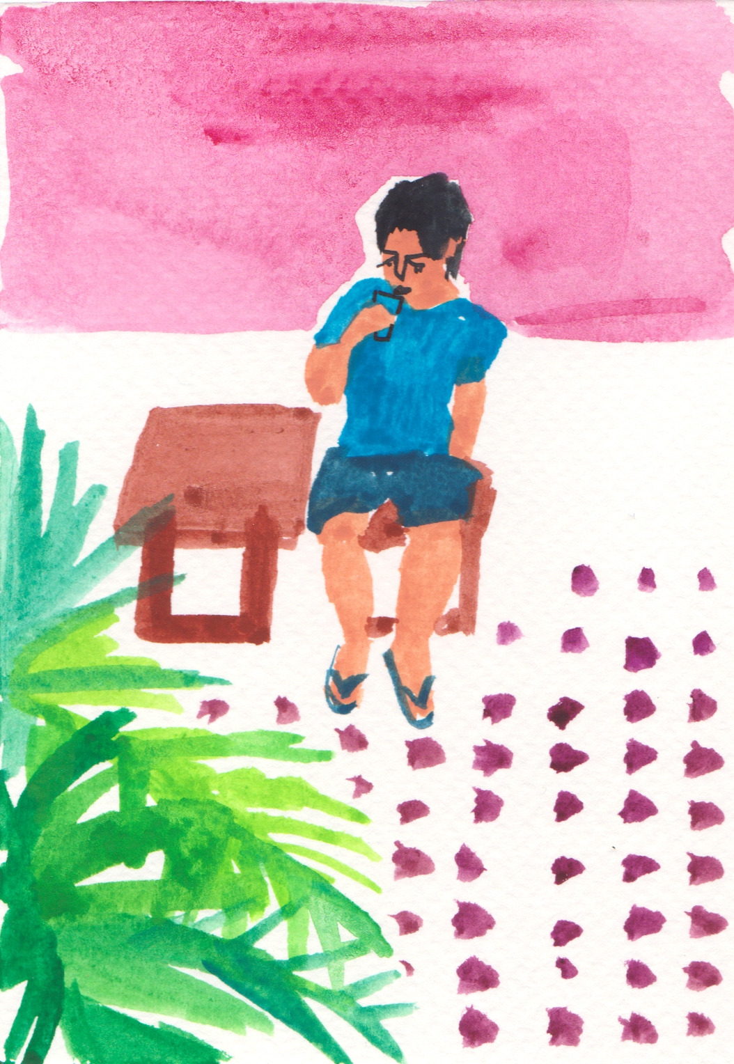 1611_하루의 반이 차이가 나는 지구 반대편 남미에 도착한 첫 날 아침_130x90_20만.jpg