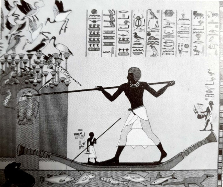 크눔호텝 묘실의 벽에 그려진 그림.jpg