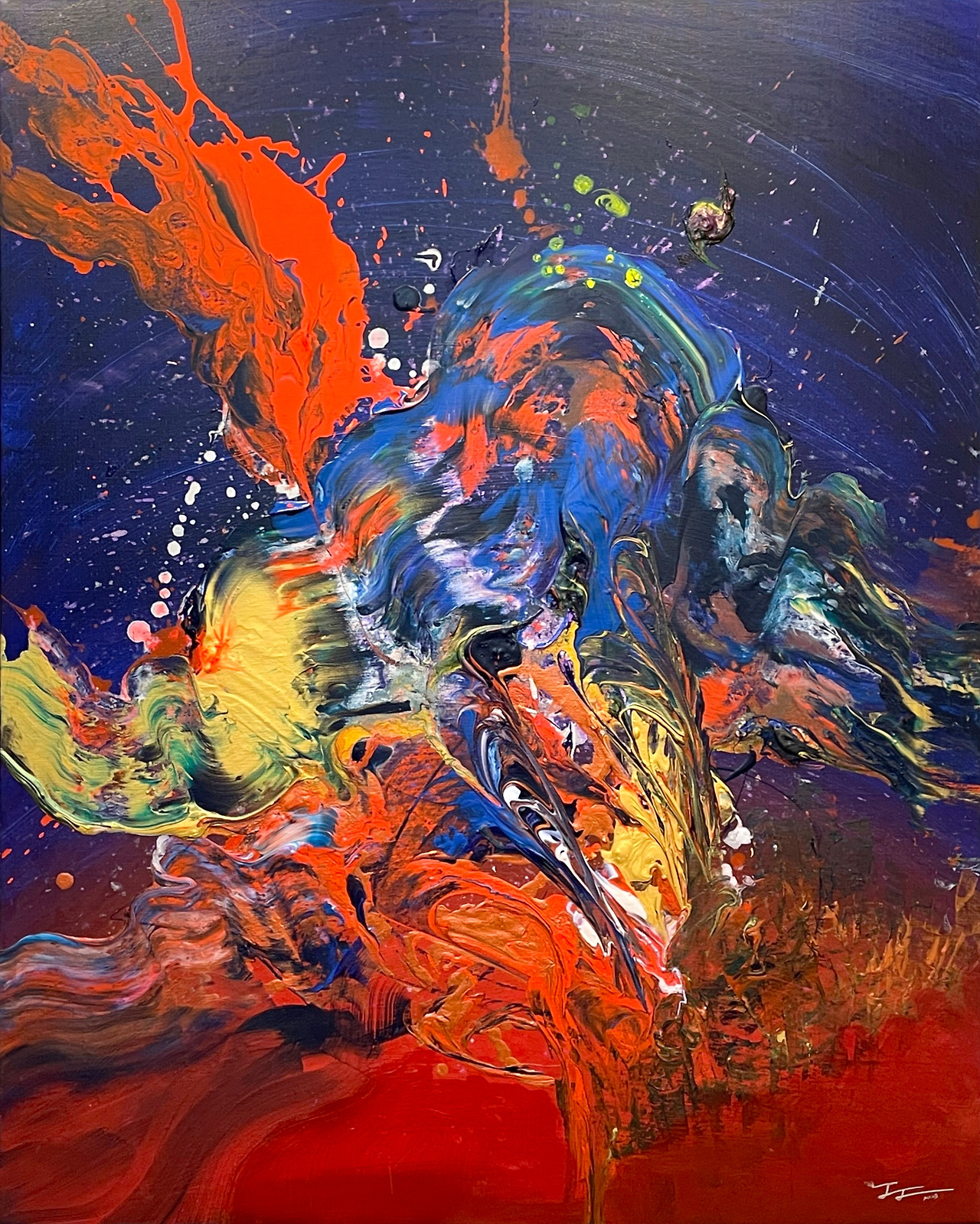 Winter Dawn, Acrylic on canvas, 80.3×100cm, 2023.jpg