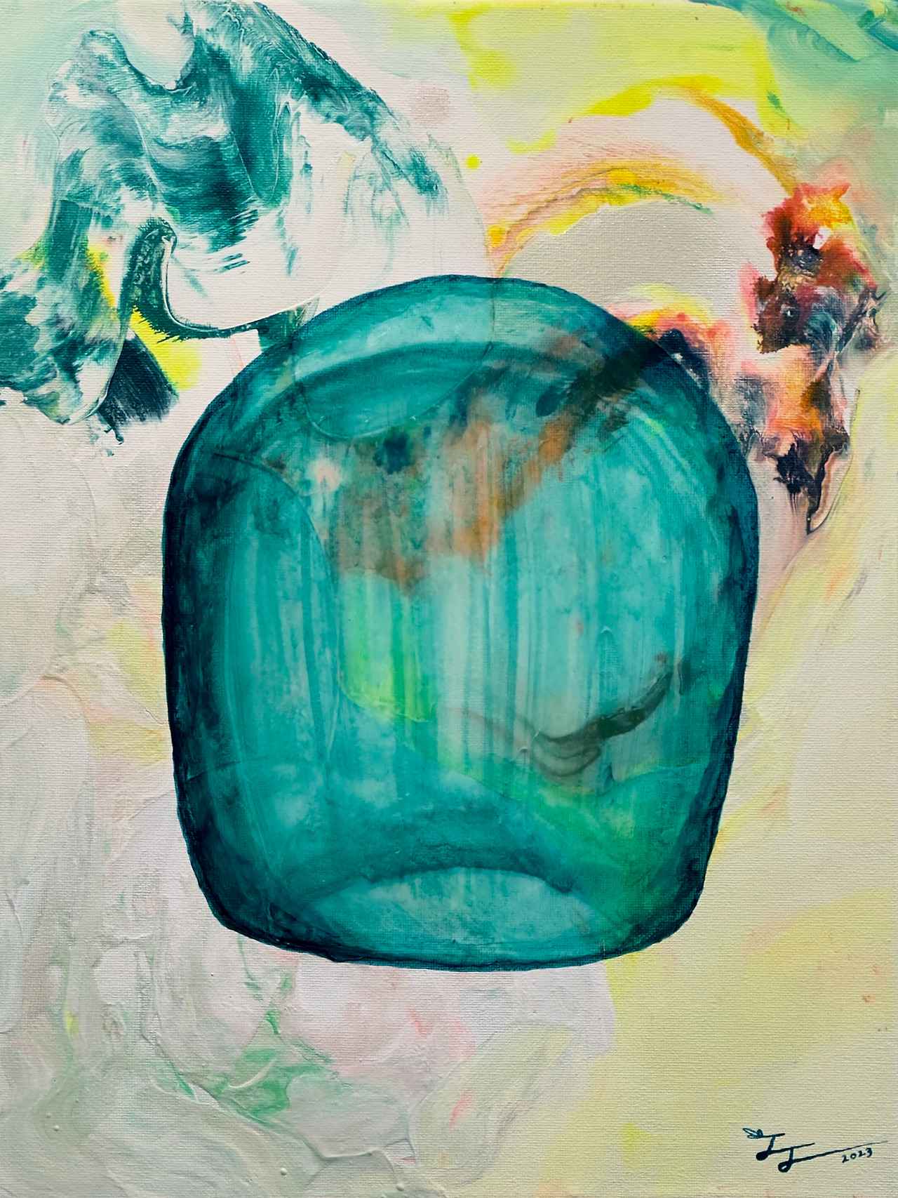 이미지9_세대의 창 #1 The Window Of Generations #1, Acrylic on canvas, 30× 40cm, 2023.jpg