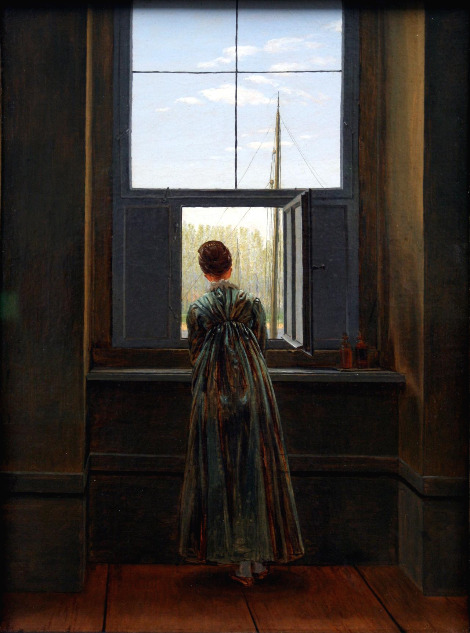 Woman_at_a_window_C. D. Friedrich.jpg