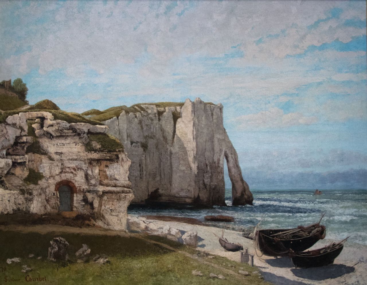 Gustave Courbet_The Cliff at Étretat after a Storm_1870.jpg