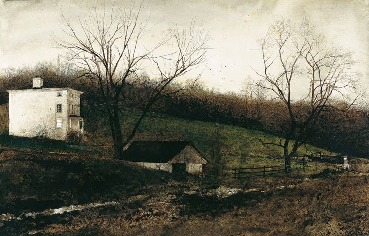 Andrew Wyeth_Evening at Kuerners_1970.jpg