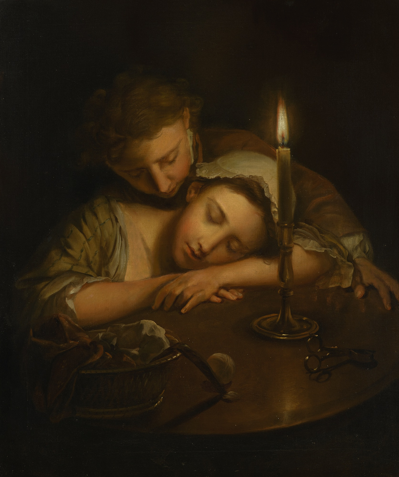 PHILIPPE MERCIER_Two Lovers by Candlelight.jpg