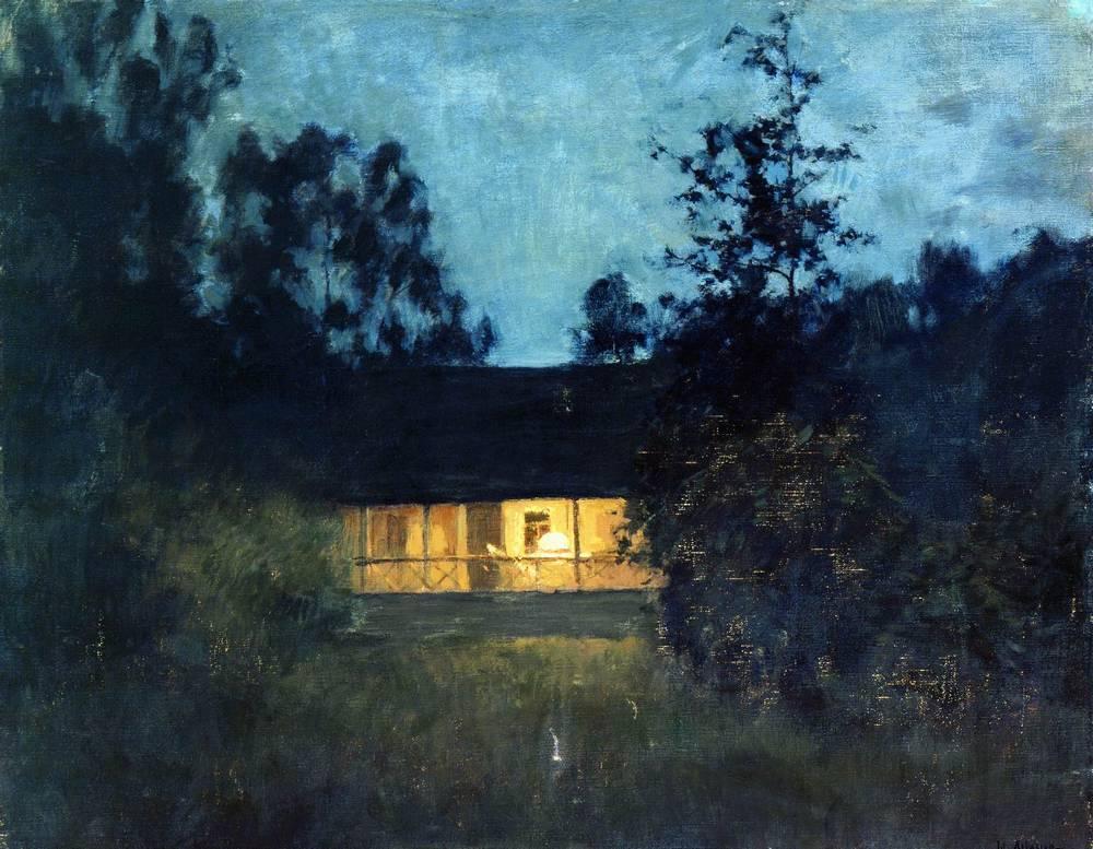 Isaac Ilich Levitan_At the summer house in twilight.jpg