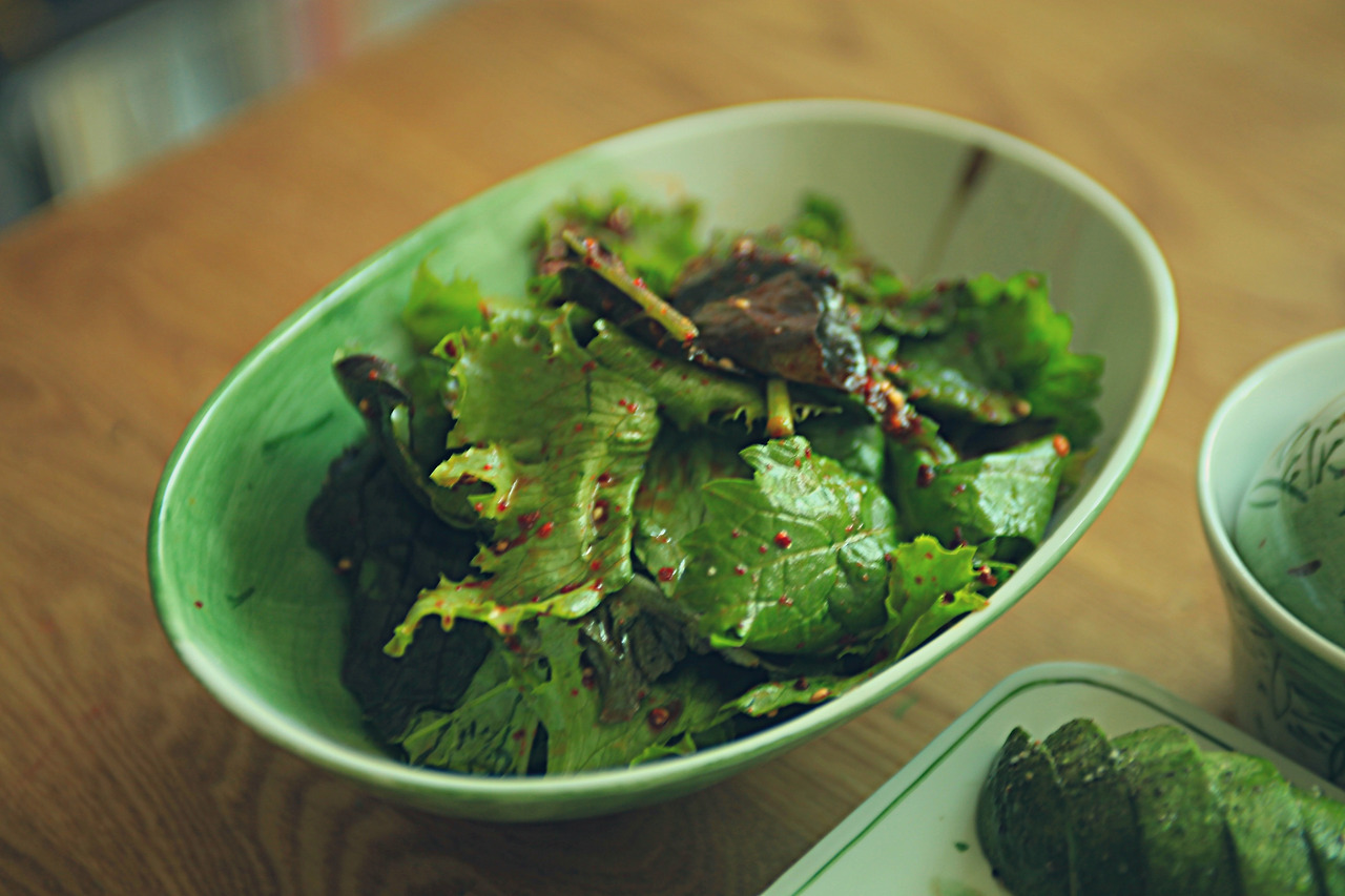 3. 쌈채소 겉절이-흔들린 사진 밖에 없어서 일단 이것으로 드려요..jpg