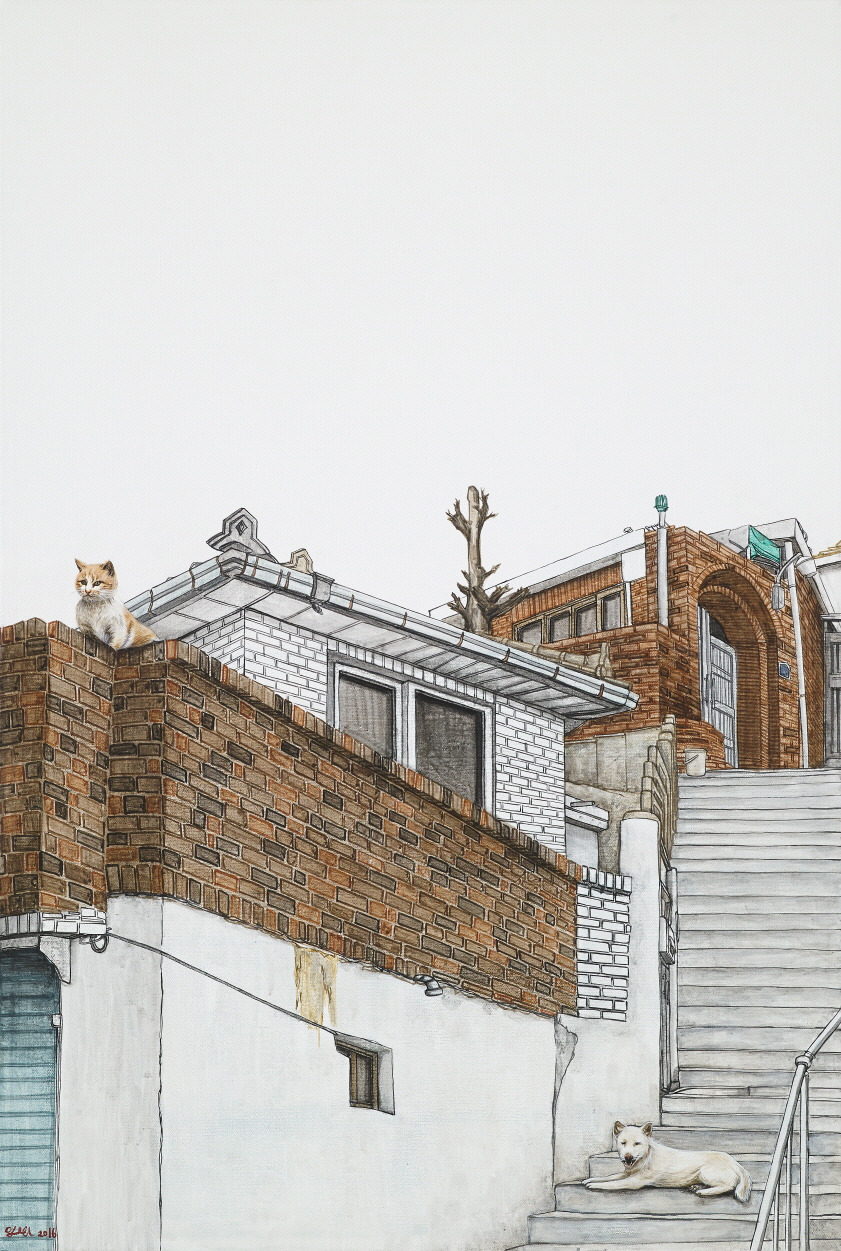 Realview_ on the top 72.7x50cm  Acrylic on canvas 2016.jpg