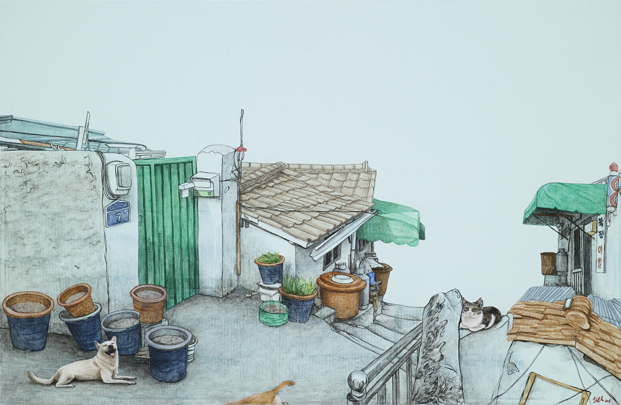 Realview_ 따라오개 90.9x60.6cm  Acrylic on canvas 2016.jpg