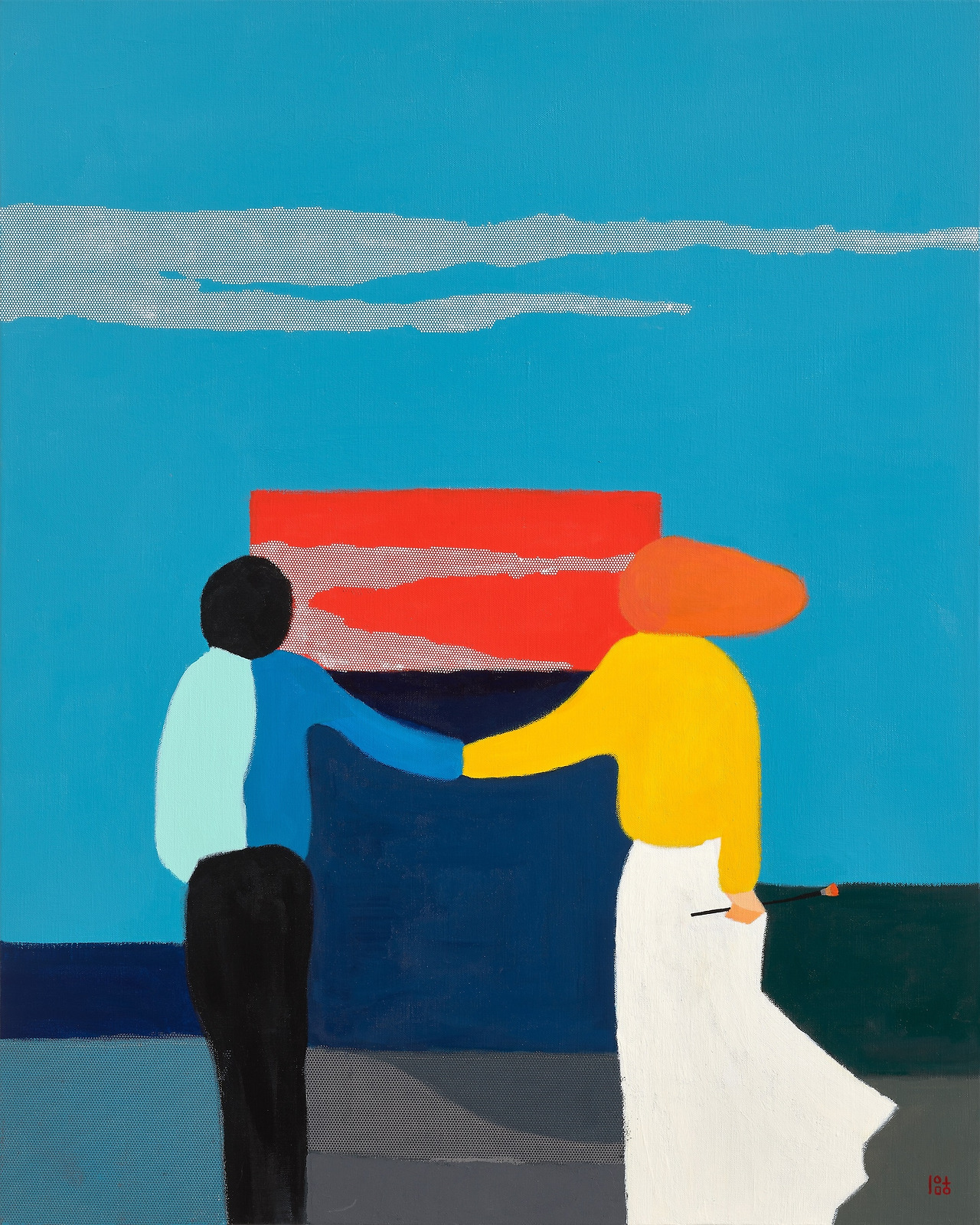 부부가 되는것(II)_73x91cmacrylic2020.jpg