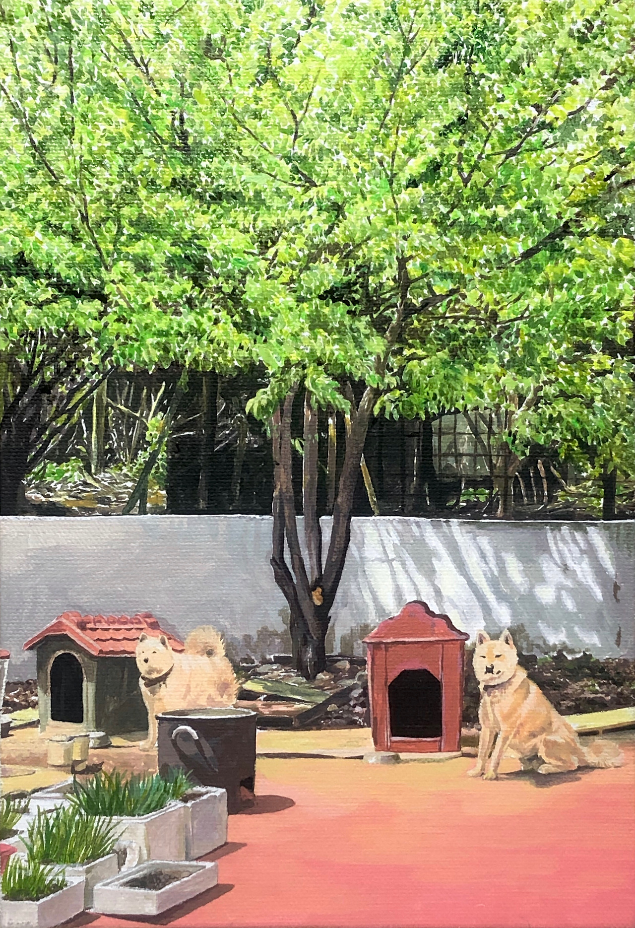 마중 , 17.5x25.7cm , 캔버스에 아크릴.jpg