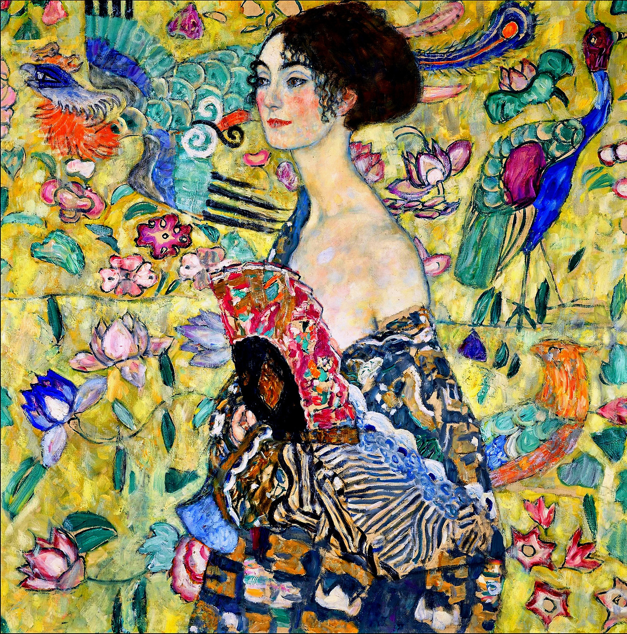 Dame mit Faecher 1917=18.jpg