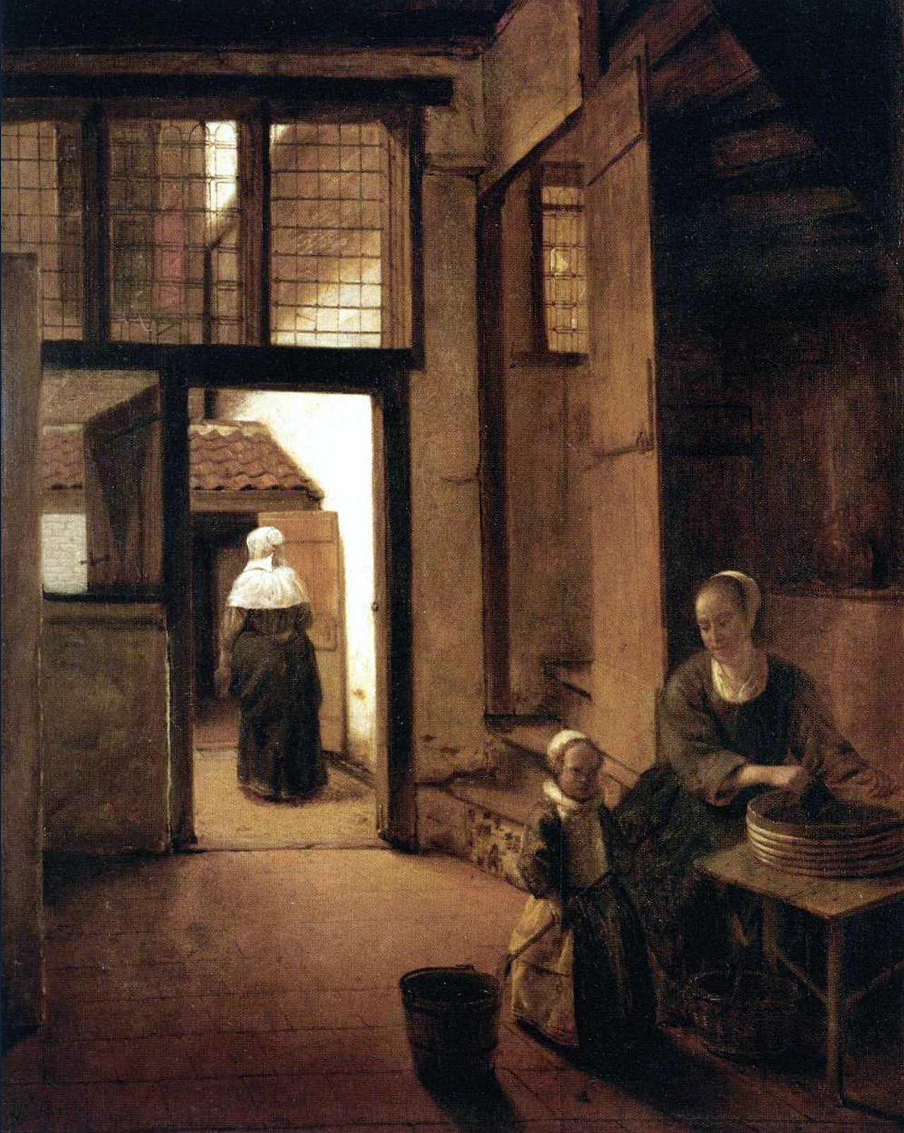 Interior of a Dutch House-1657-Paris LouvreMuseum.jpg