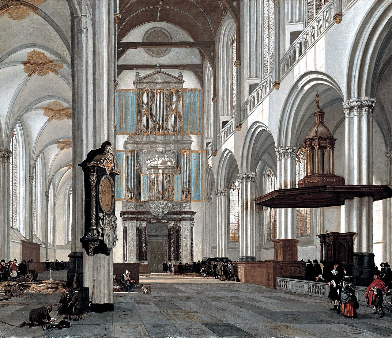 Emanuel de Witte-1657-암스테르담의 새로운 교회내부.jpg