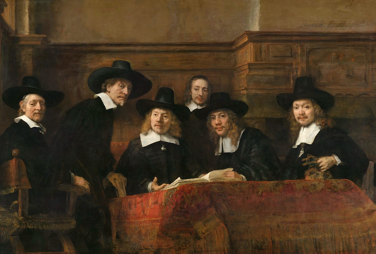 1662-The Sampling Officials of the Amsterdam Drapers’ Guild, Known as ‘The Syndics’-1662.jpg