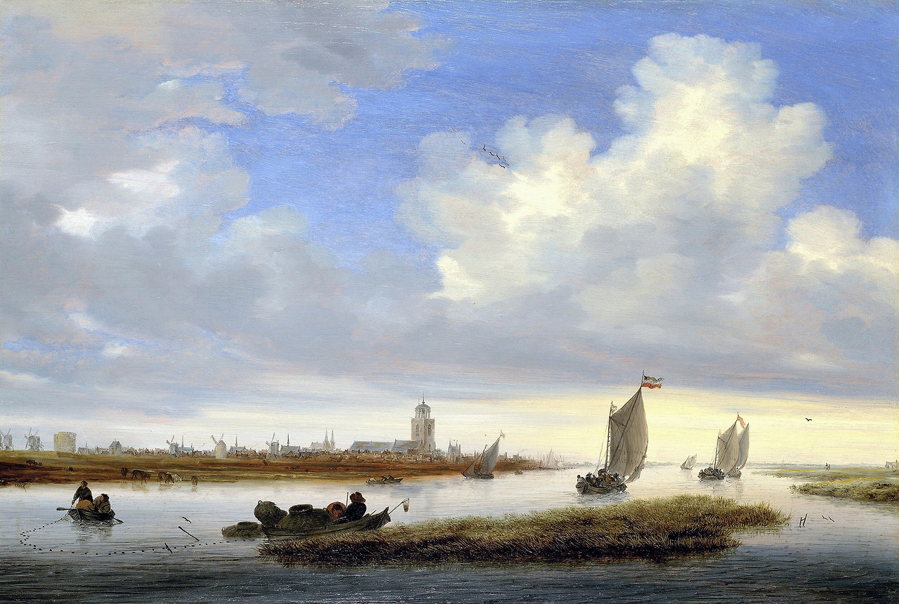 Salomon van Ruisdael, typical View of Deventer Seen from the North-West (1657).jpg