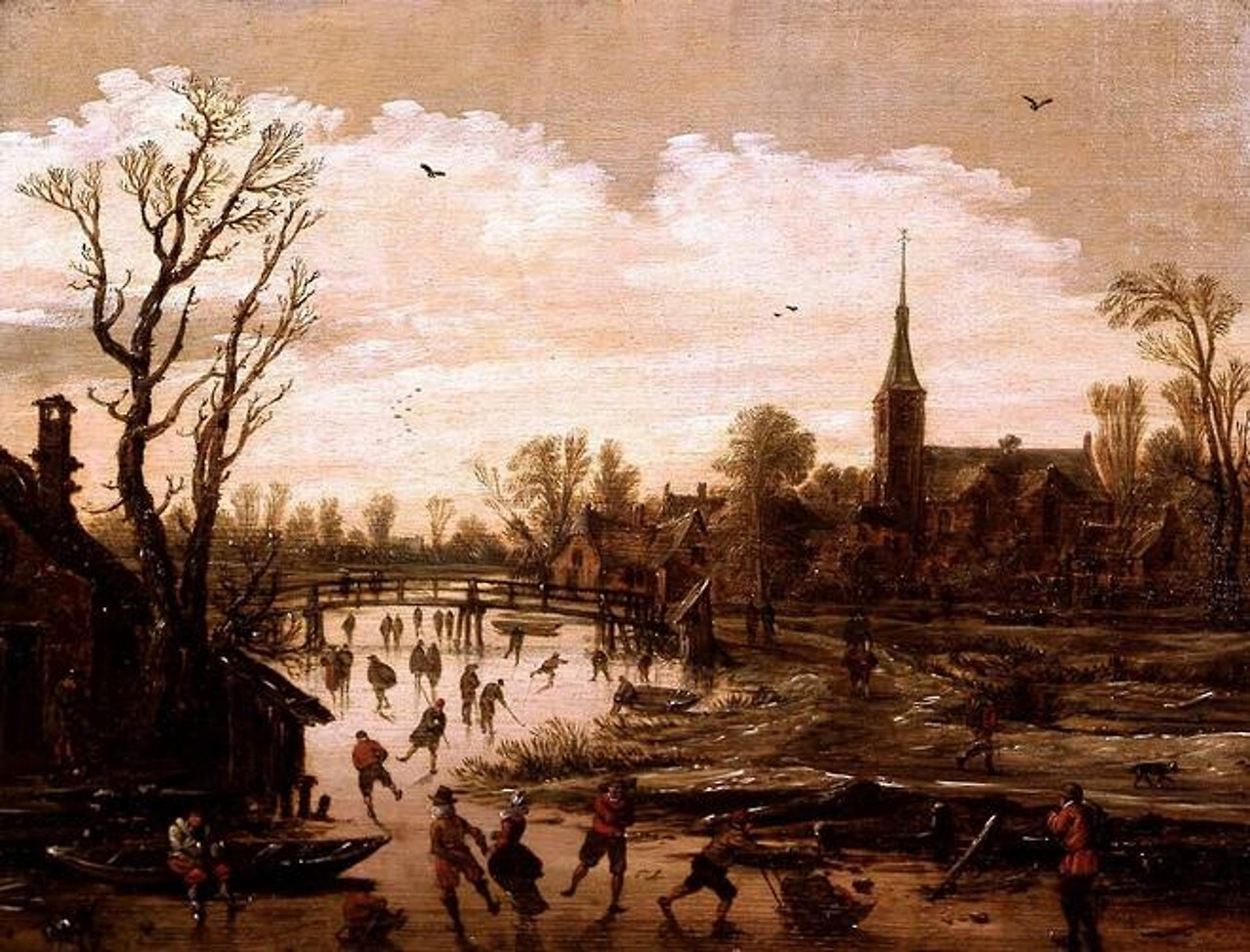 38-Winter Scene near a Village_Jan van Goyen_1625.jpg