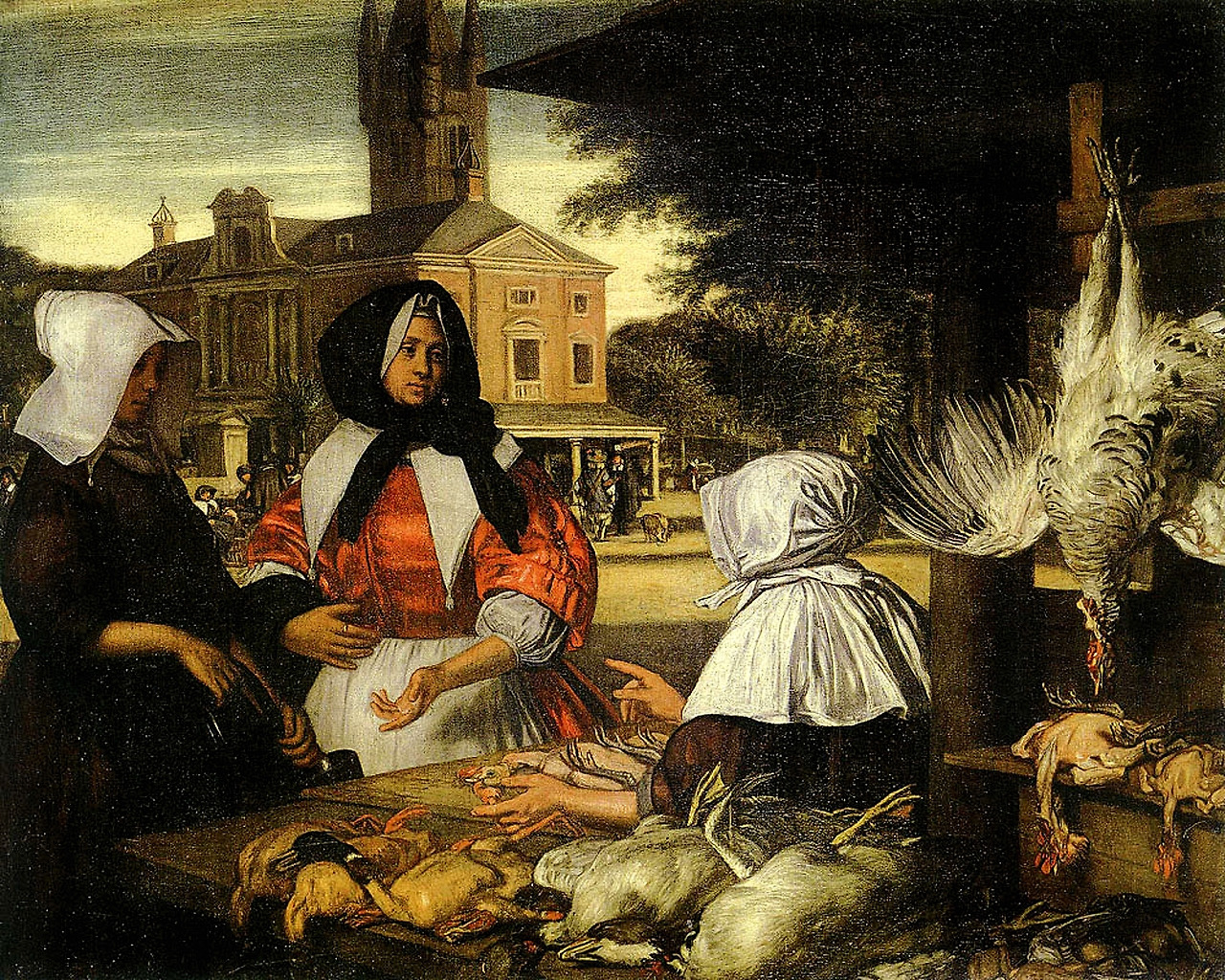 Emanuel de Witte The Poultry Seller ca1670-75.jpg