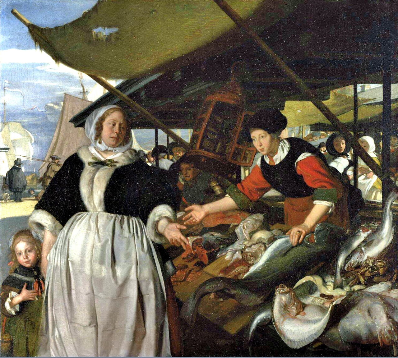 De Witte Adriana van Heusden과 그녀의 딸-1662.jpg