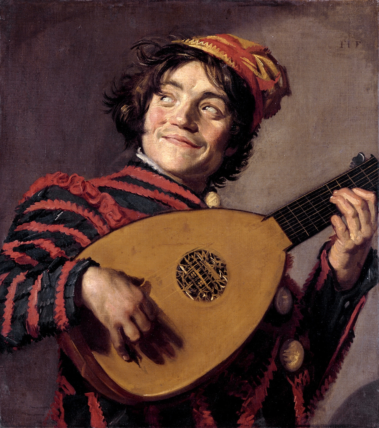 1624-Jester with a Lute, 1623–1624, canvas, Musée du Louvre, Paris..jpg
